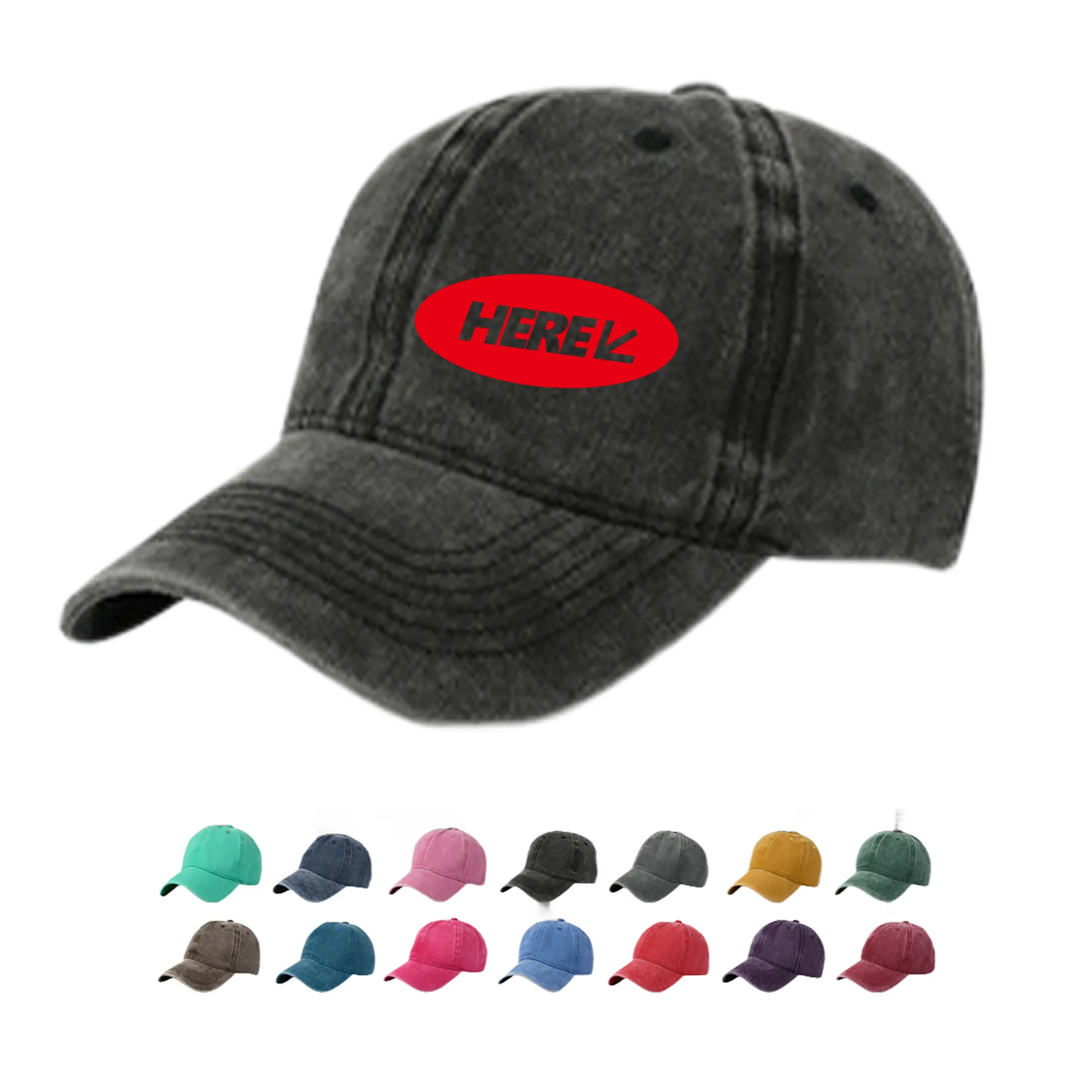 Vintage Washed Cotton Adjustable Cap