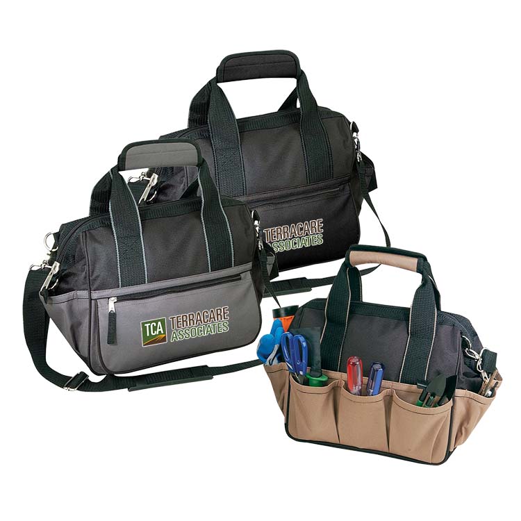 600D polyester Deluxe Wide Mouth Tool Duffel Bag 4