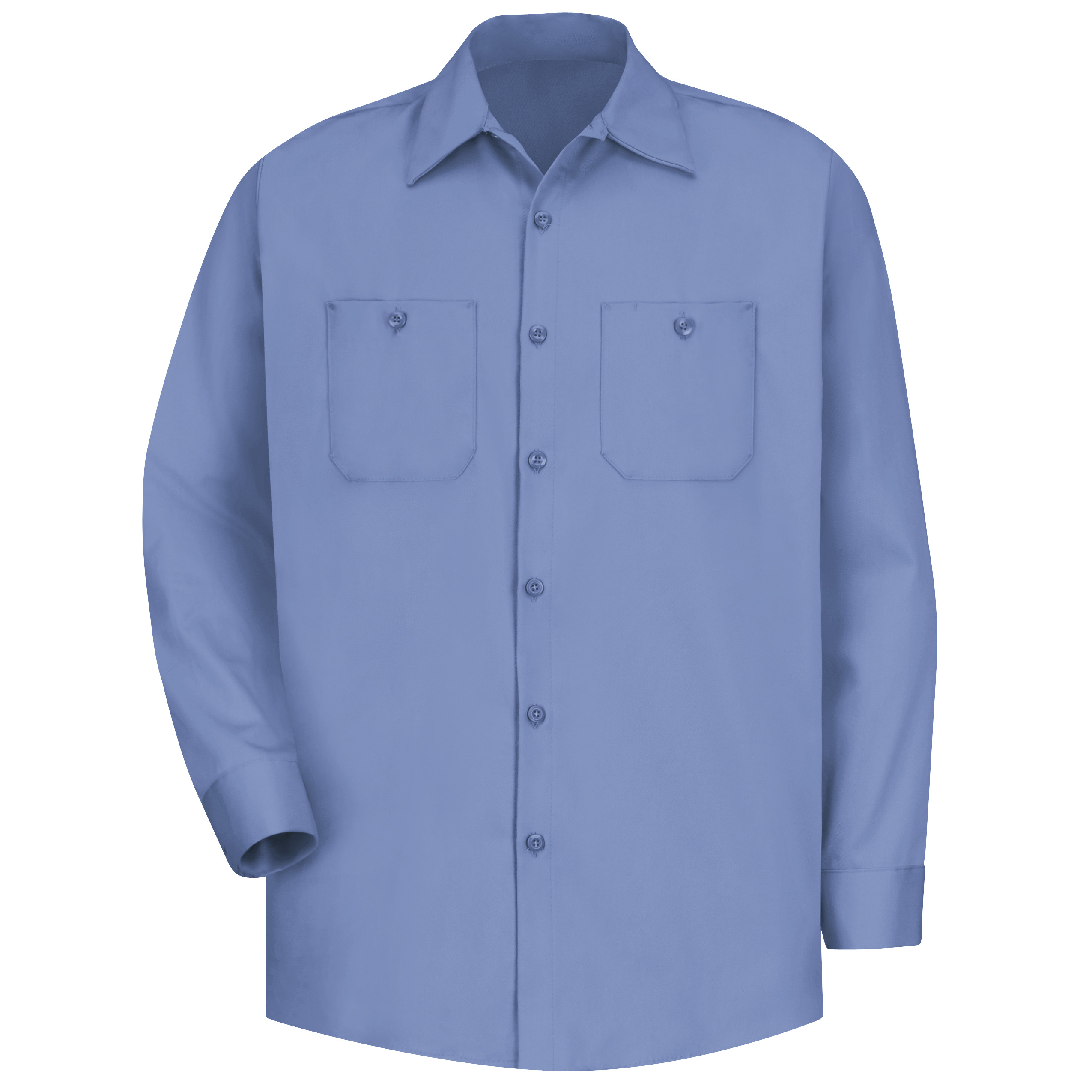 Red Kap® Men's Long Sleeve Wrinkle-Resistant Cotton Work Shirt 7