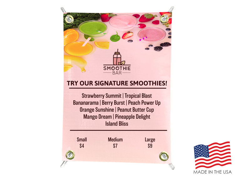 8 in. x 11 in. Table Top X-Stand Banner (Full Color) 1