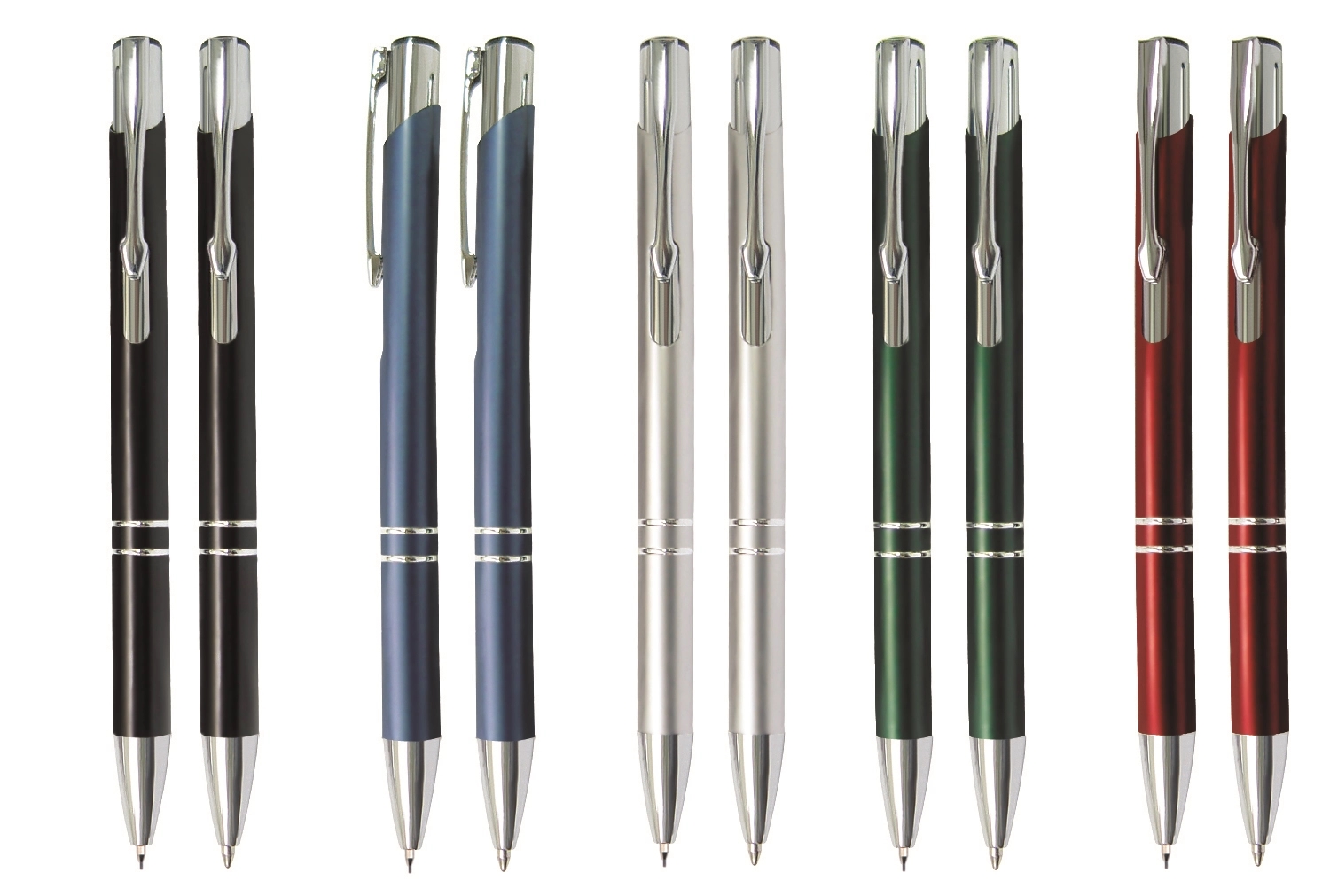 Deluxe Aluminum Ballpoint Pen & Pencil Set 2