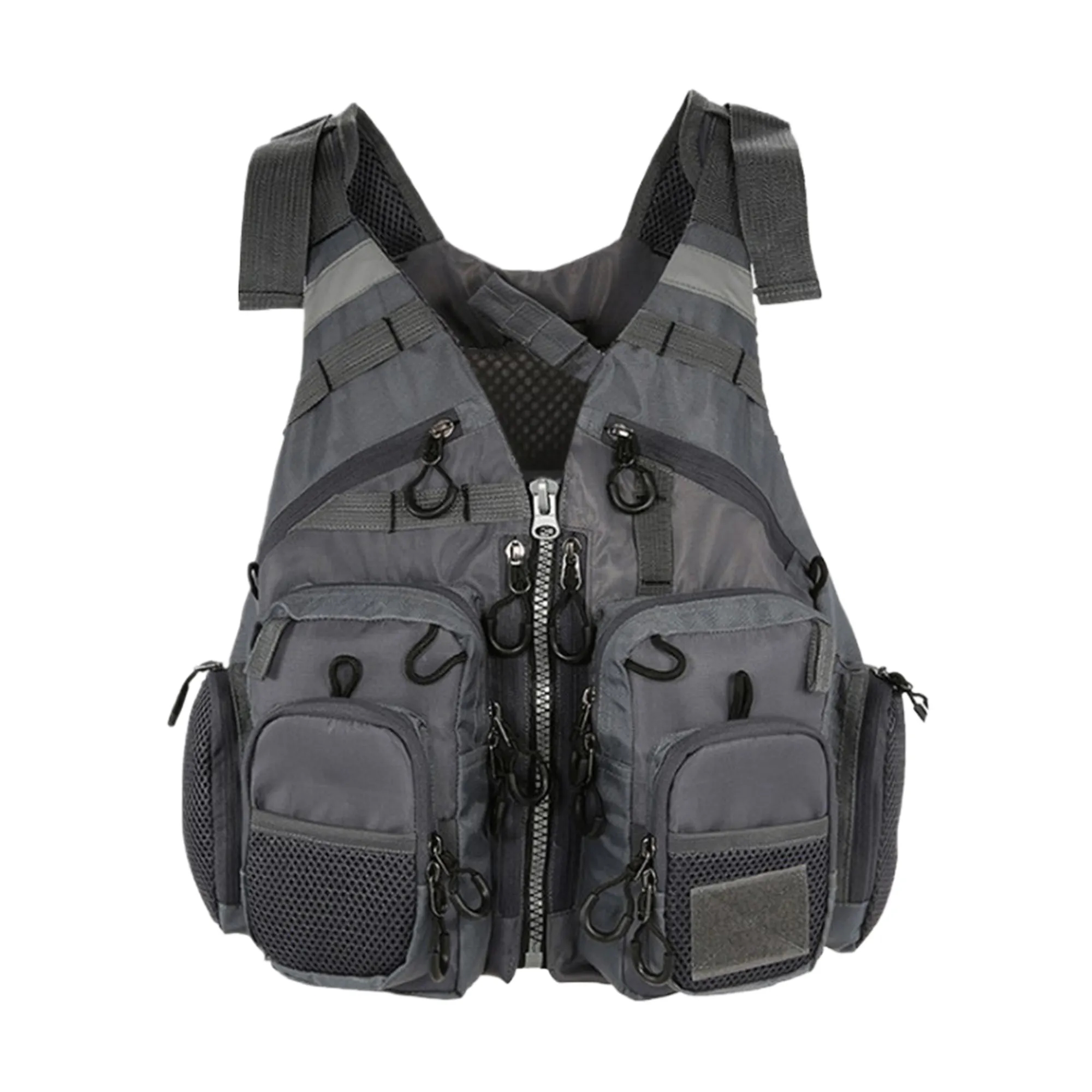 MOQ10 Adjustable Multi-Pocket Floating Life Vest 19