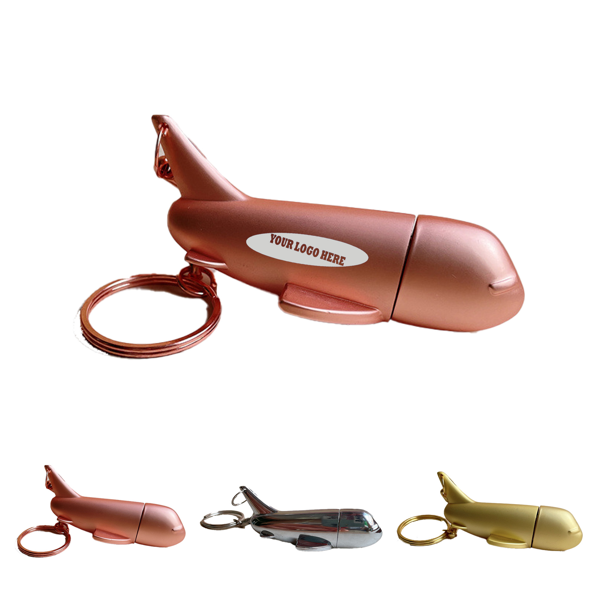 Creative Airplane Model Metal USB Drive 2