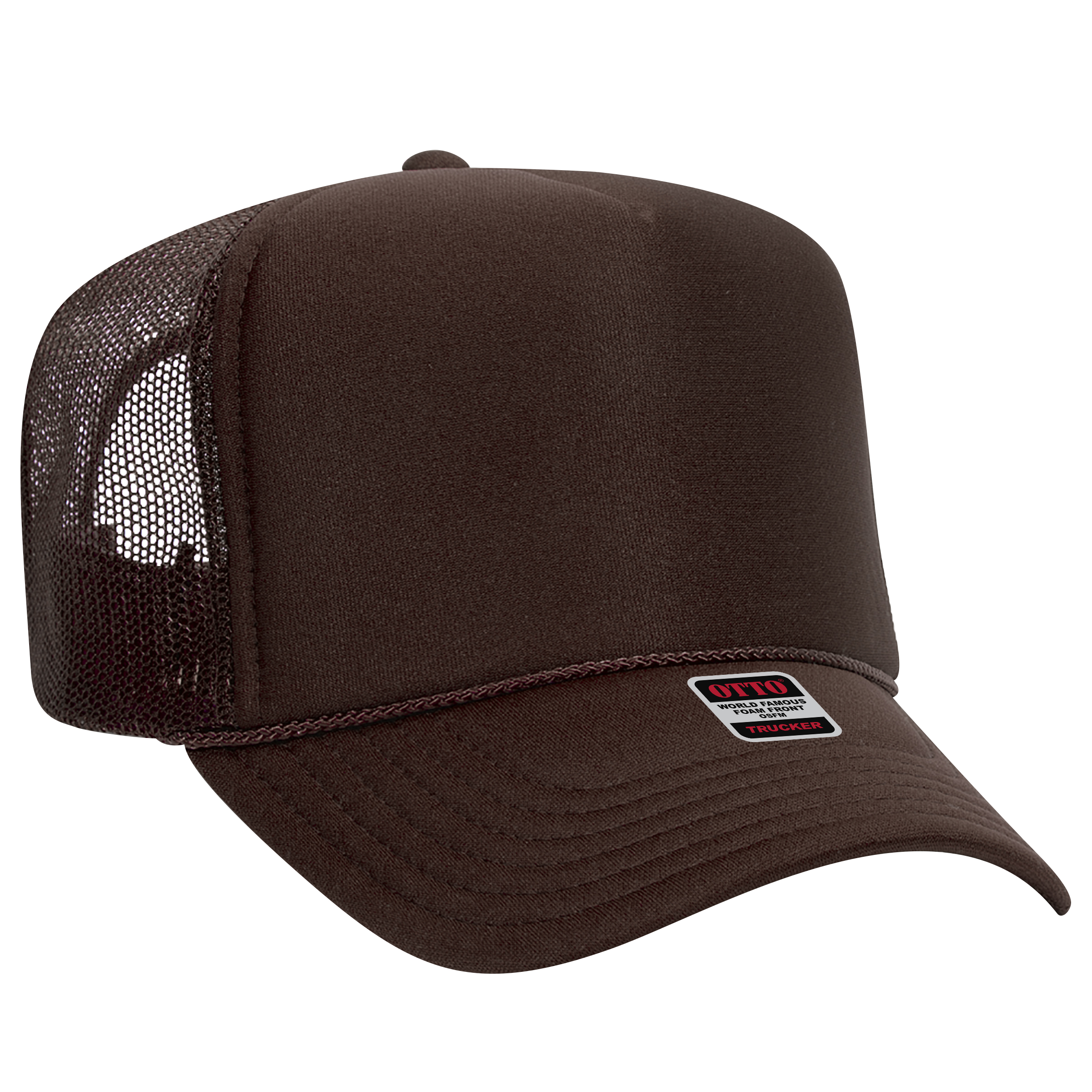 OTTO CAP® 5 Panel High Crown Mesh Back Trucker Hat 76