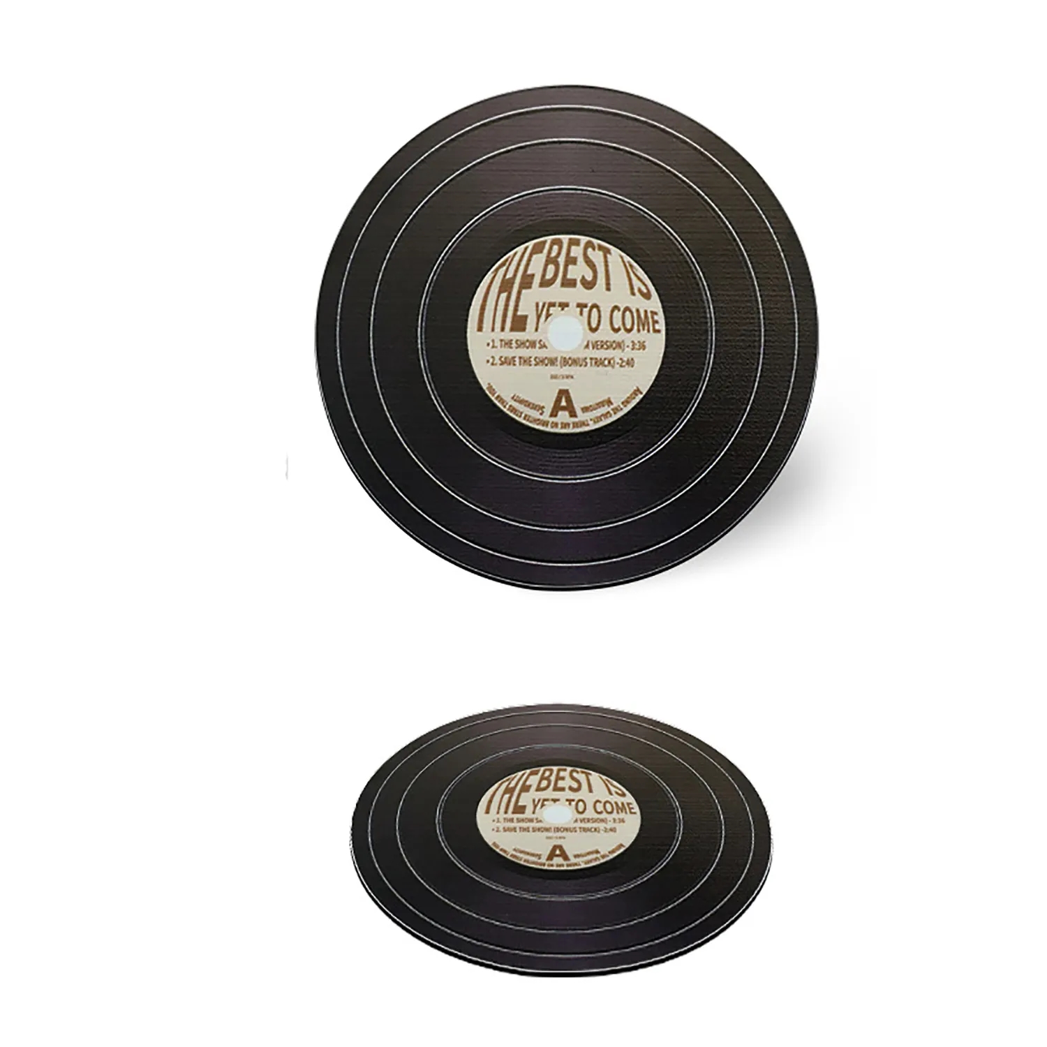 Custom Vinyl Record Coasters 2