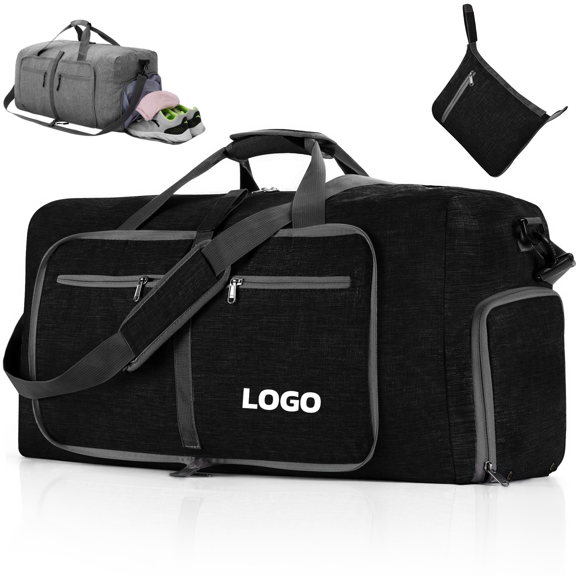 MOQ 1 PC 85L Collapsible Travel Duffle Bag 2