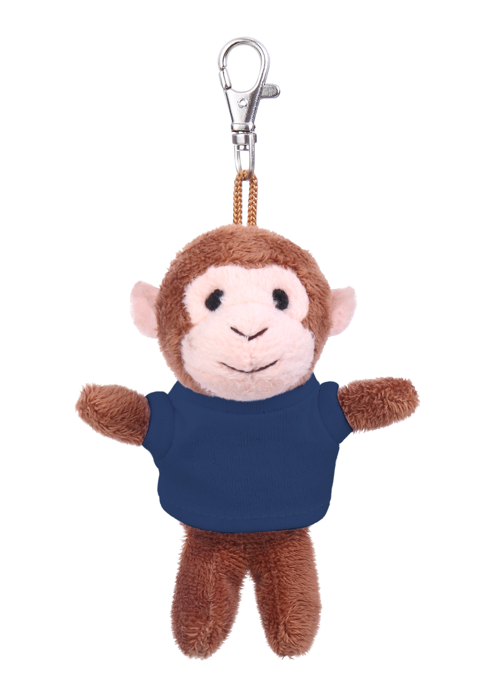 Soft Plush Monkey Keychain with Tee 12