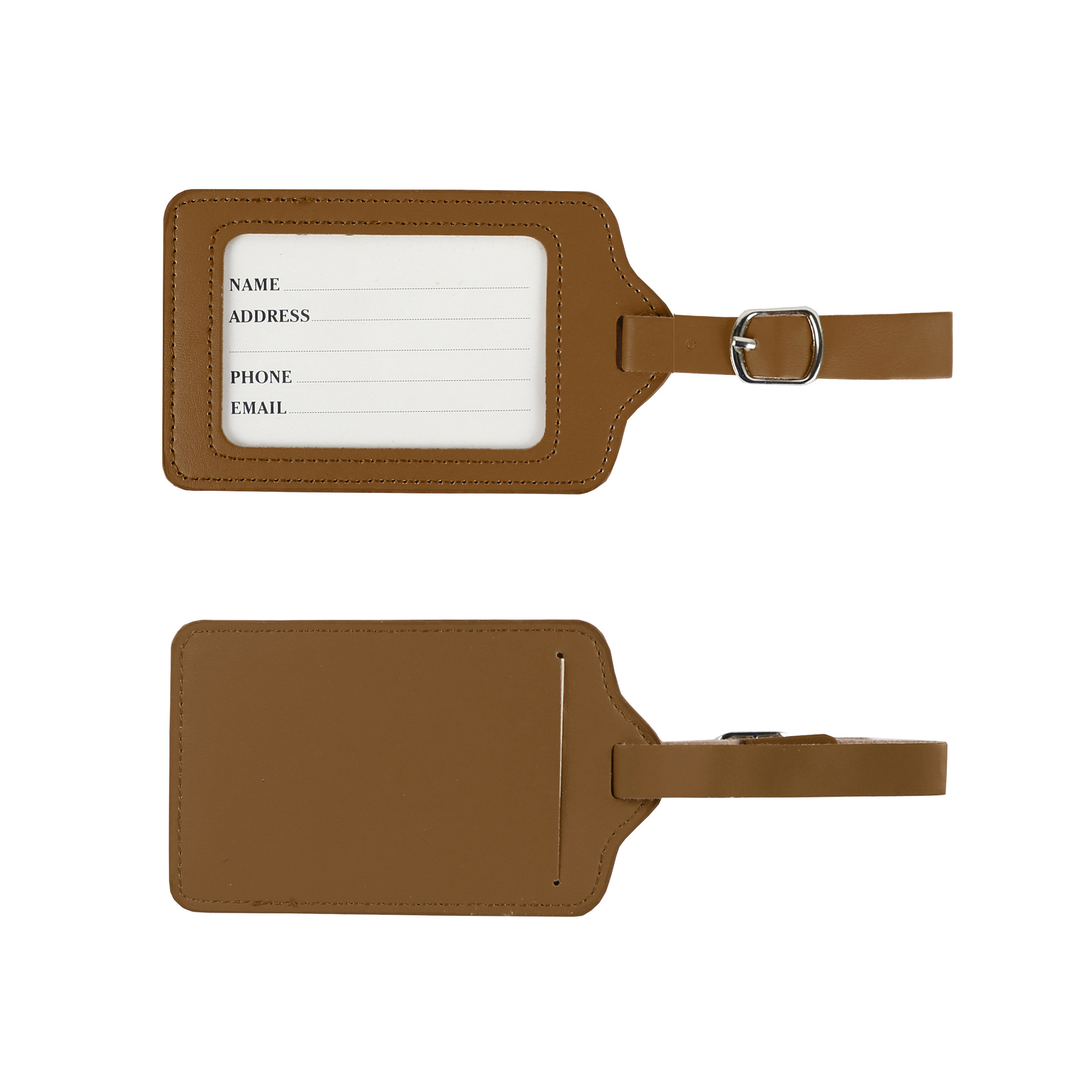 PU Leather Luggage Tag 3