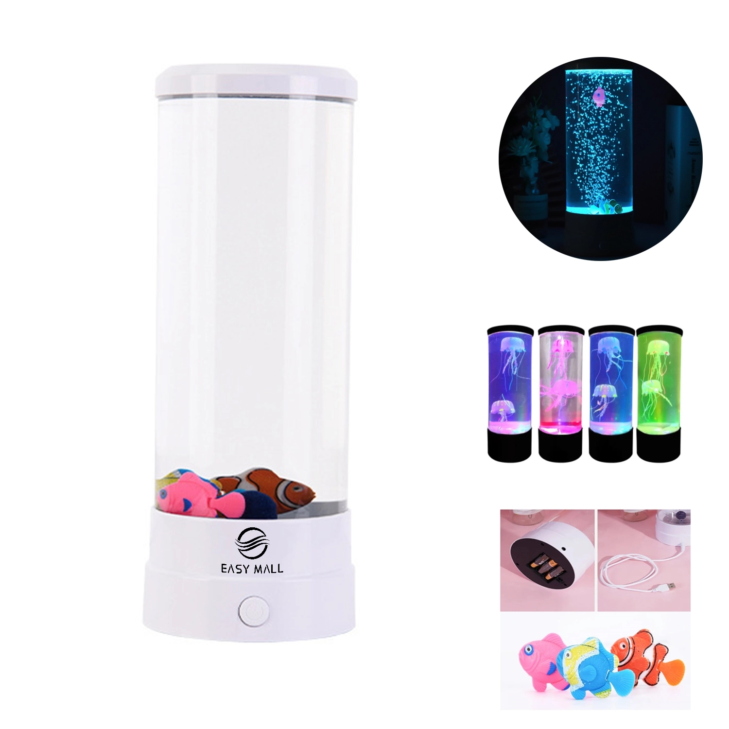 Led Bubble Fish Lamp 4