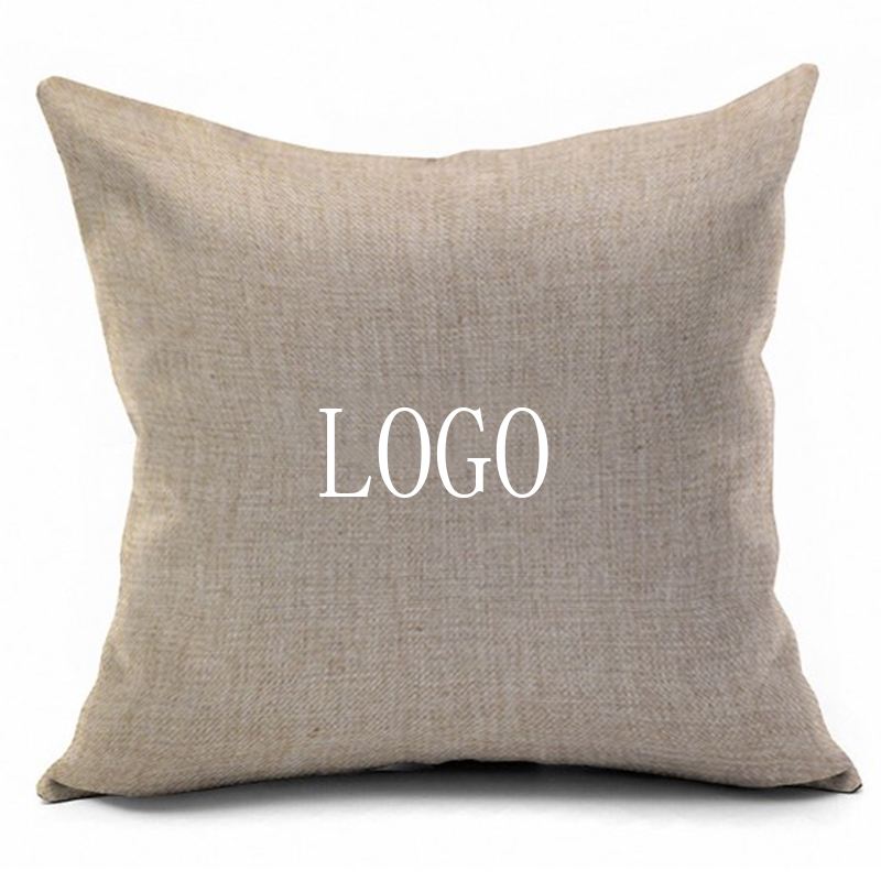 Linen Square Throw Pillow Case Decorative Cushion Cover Pillowcase 17.7"x 17.7" 1