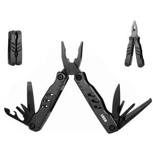 Sleek Silver Multi Pliers Tool Kit With Convenient Clip 13