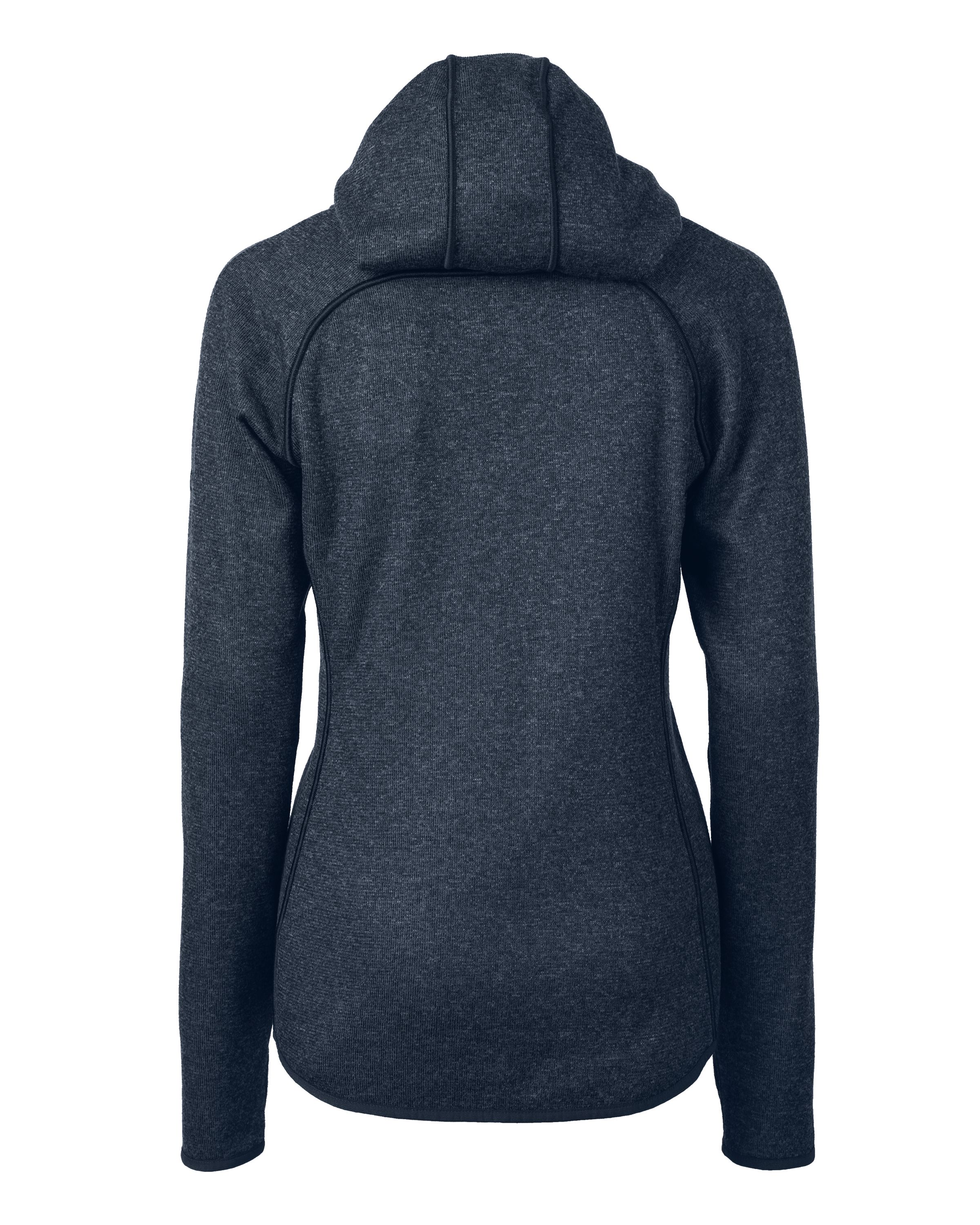 Cutter & Buck Mainsail Sweater-Knit Womens Full Zip Hooded Jacket 54