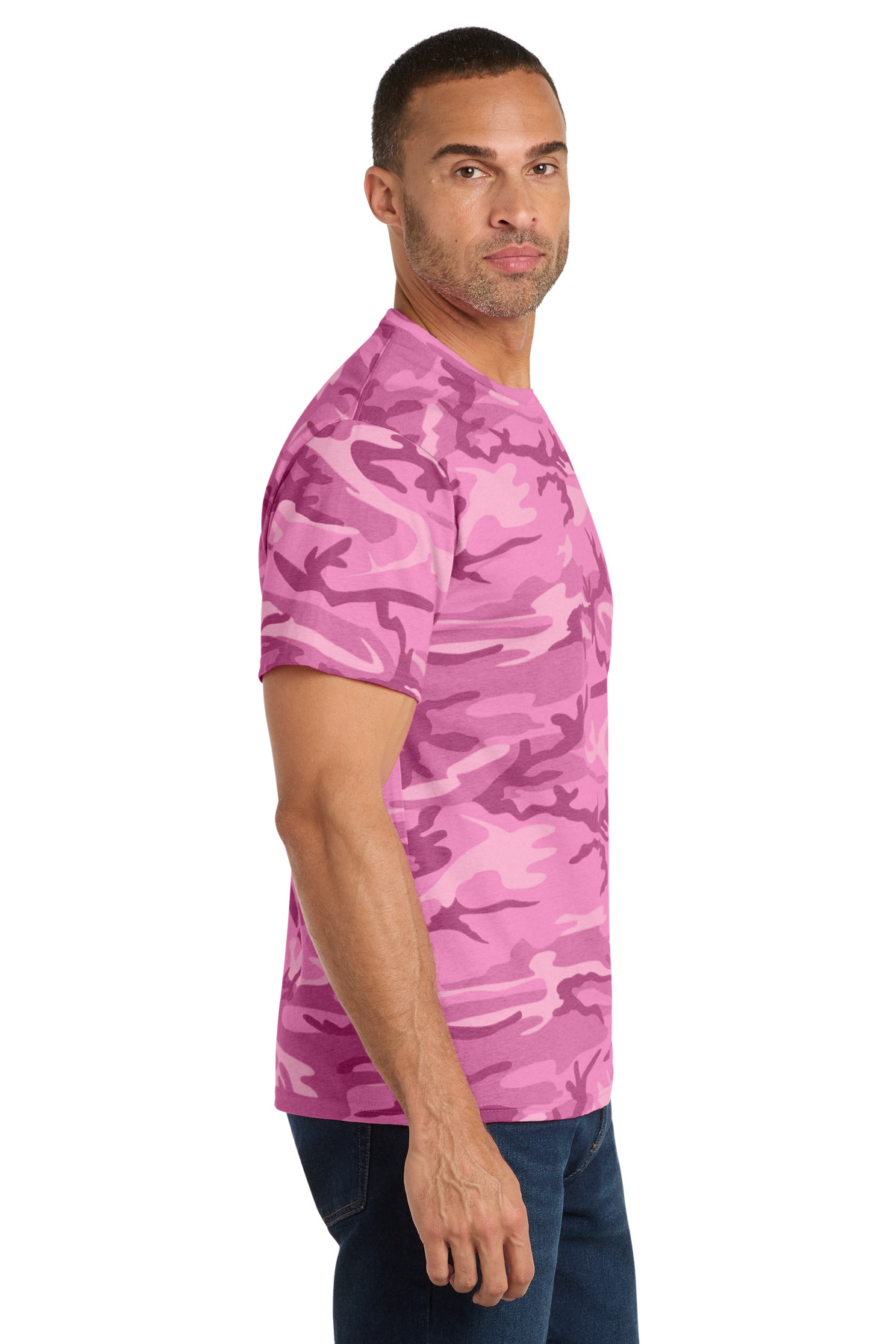Port & Co Core Cotton Camo Tee. PC54C 14