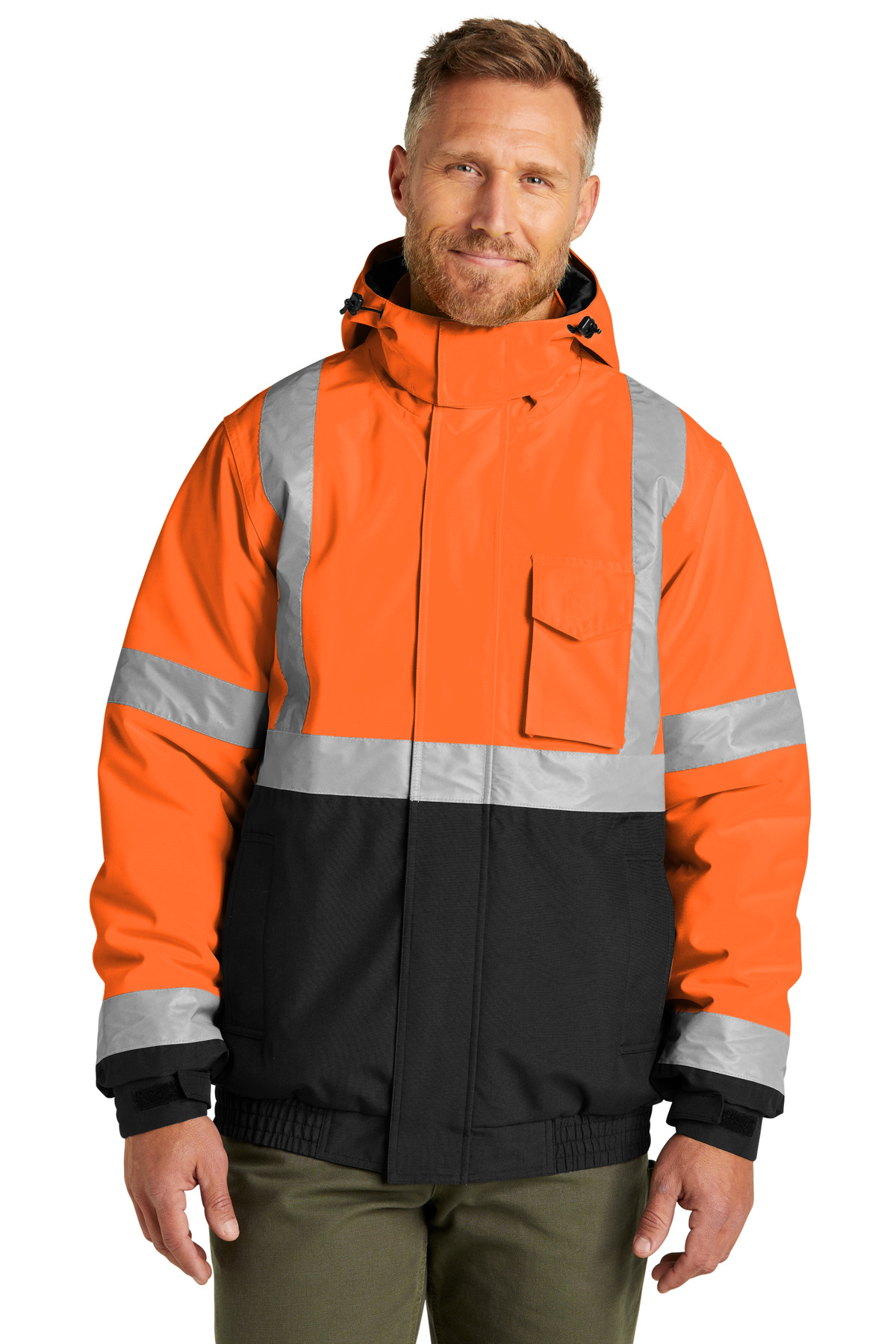 CornerStone ANSI 107 Class 3 Economy Waterproof Insulated Bomber Jacket CSJ500 14