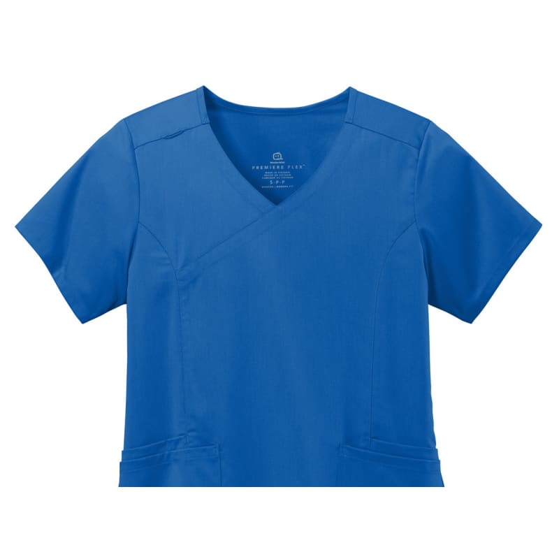 WonderWink Women's Premiere Flex Mock Wrap Top 4
