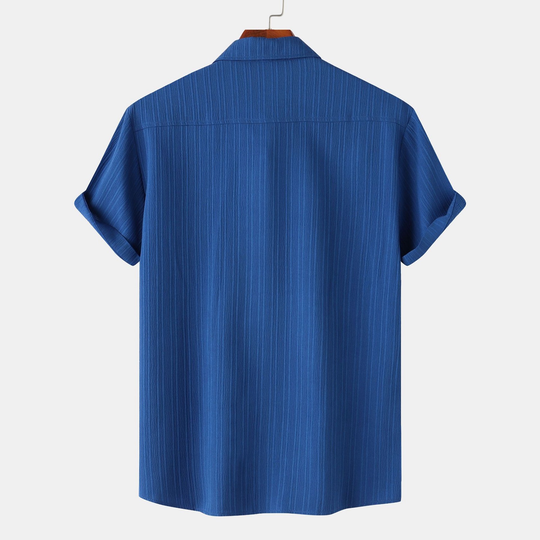 Men's Linen Shirts Short Sleeve Casual Shirts 7