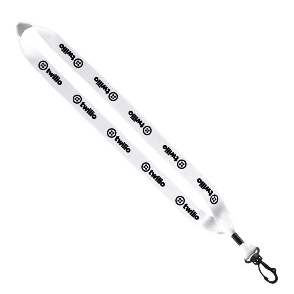 3/4" Polyester Lanyard with Swivel Snap Hook 31