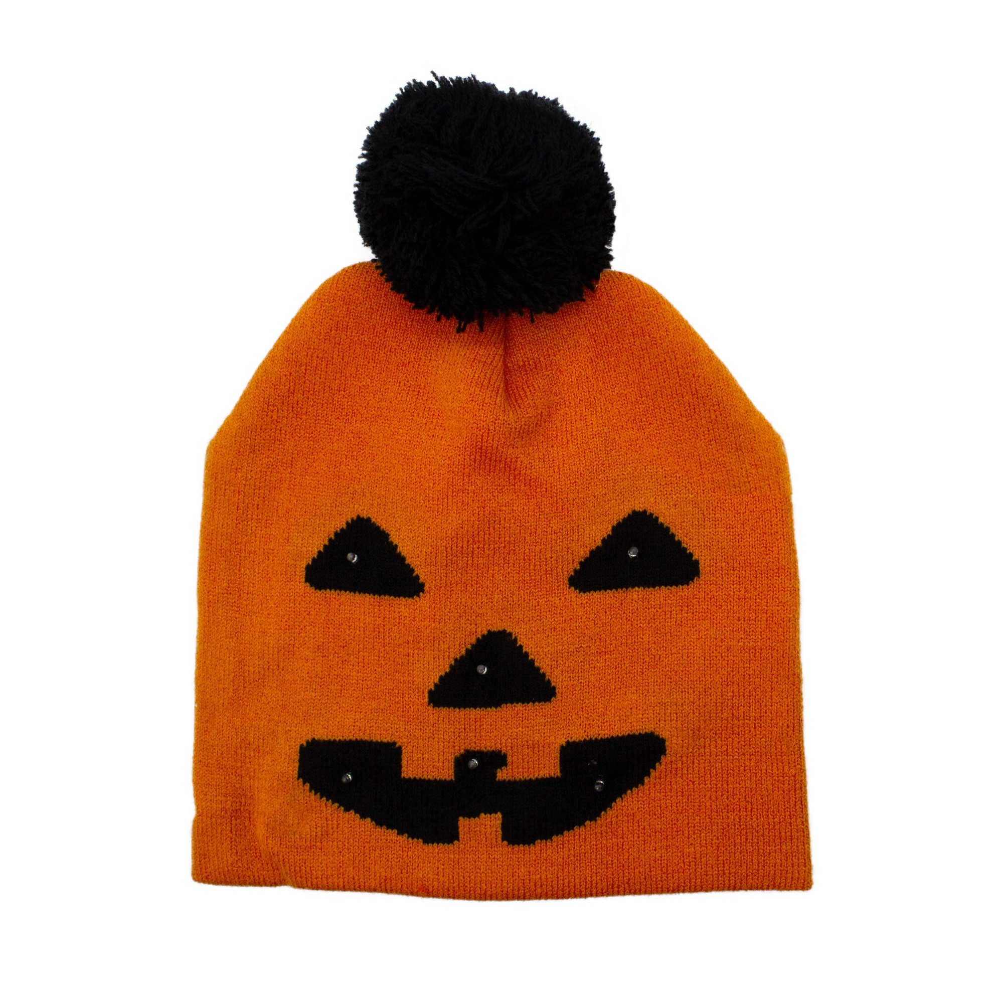 Halloween Pumpkin LED Knit Hat 3
