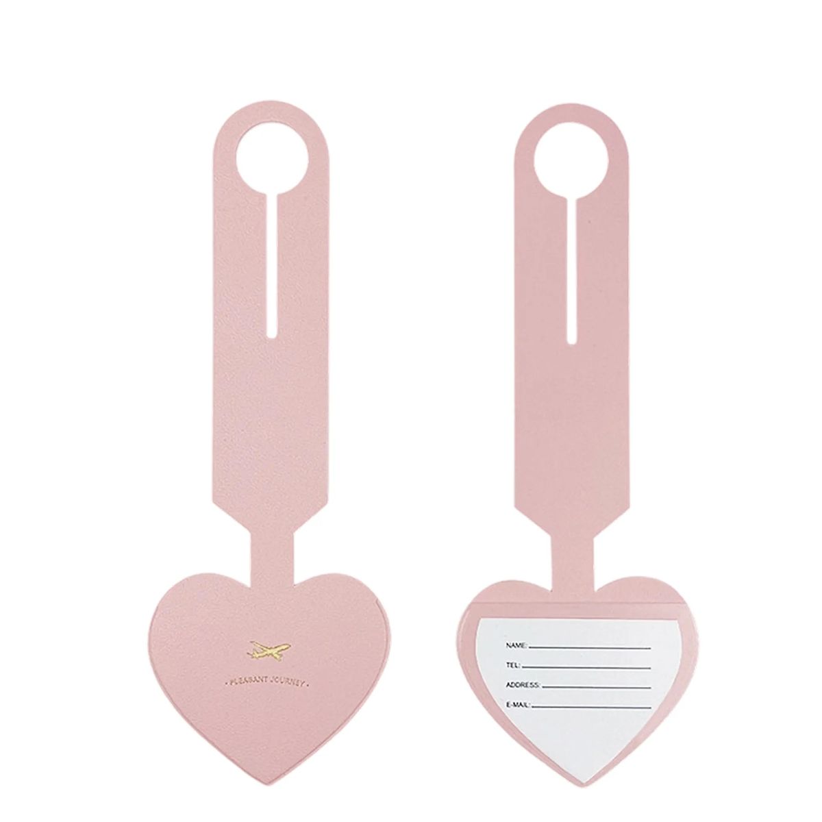 9.38-inch Heart-Shaped Luggage Tag, Flexible and Customizable with Logo 8