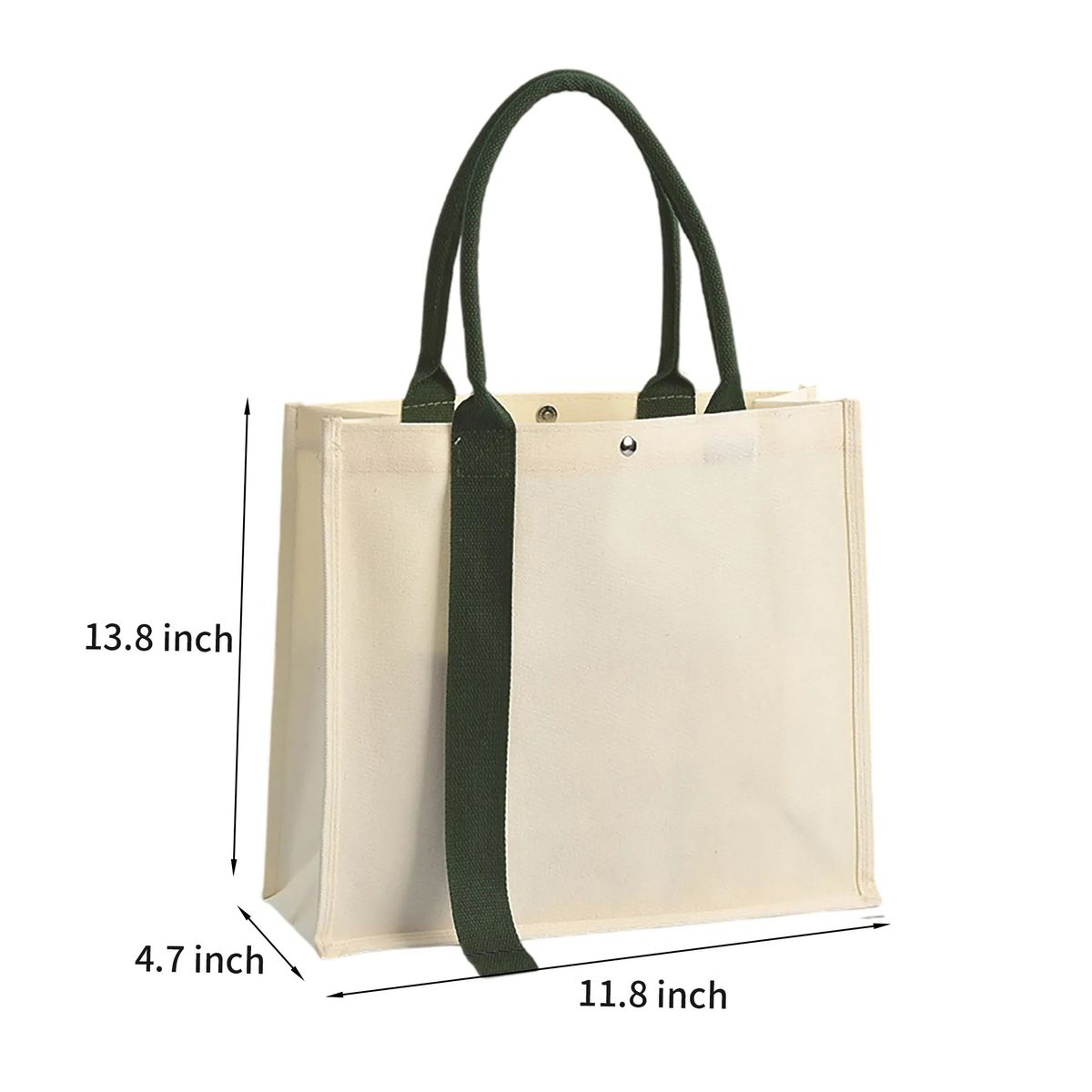 13.8 Inch Tote for Books Groceries or Gifts 7