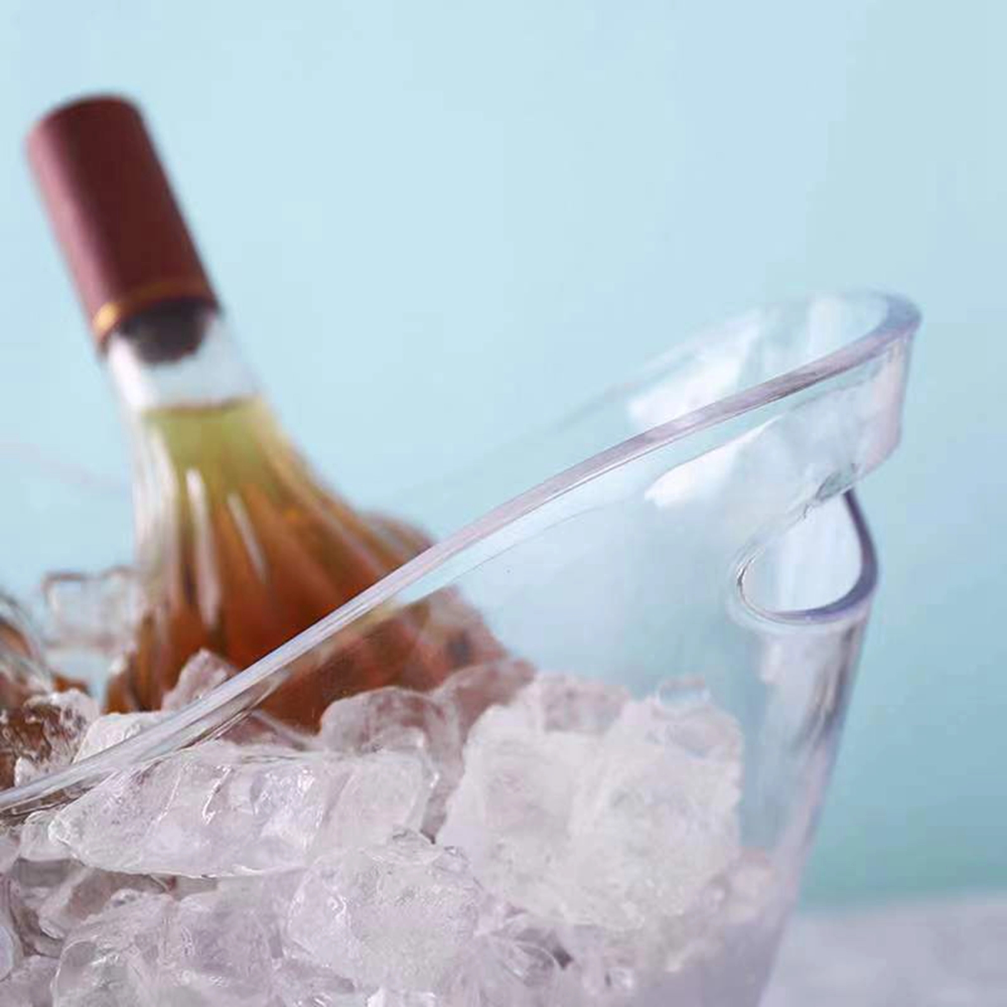 8L Large Ice Buckets Clear Acrylic   MOQ 10 PCS 4