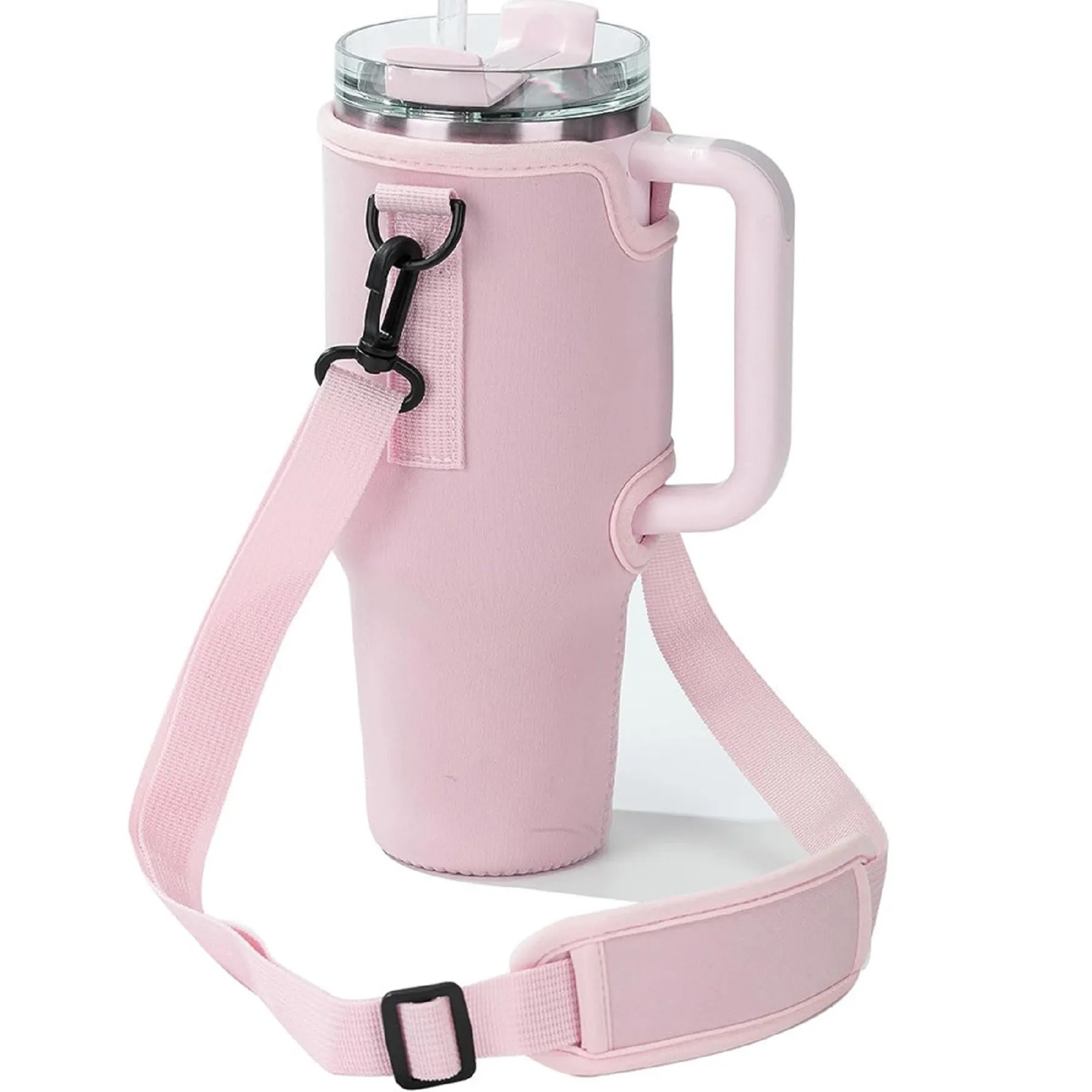 40 Oz. Adjustable Tumbler Sleeve Carrier Bag with Strap 5