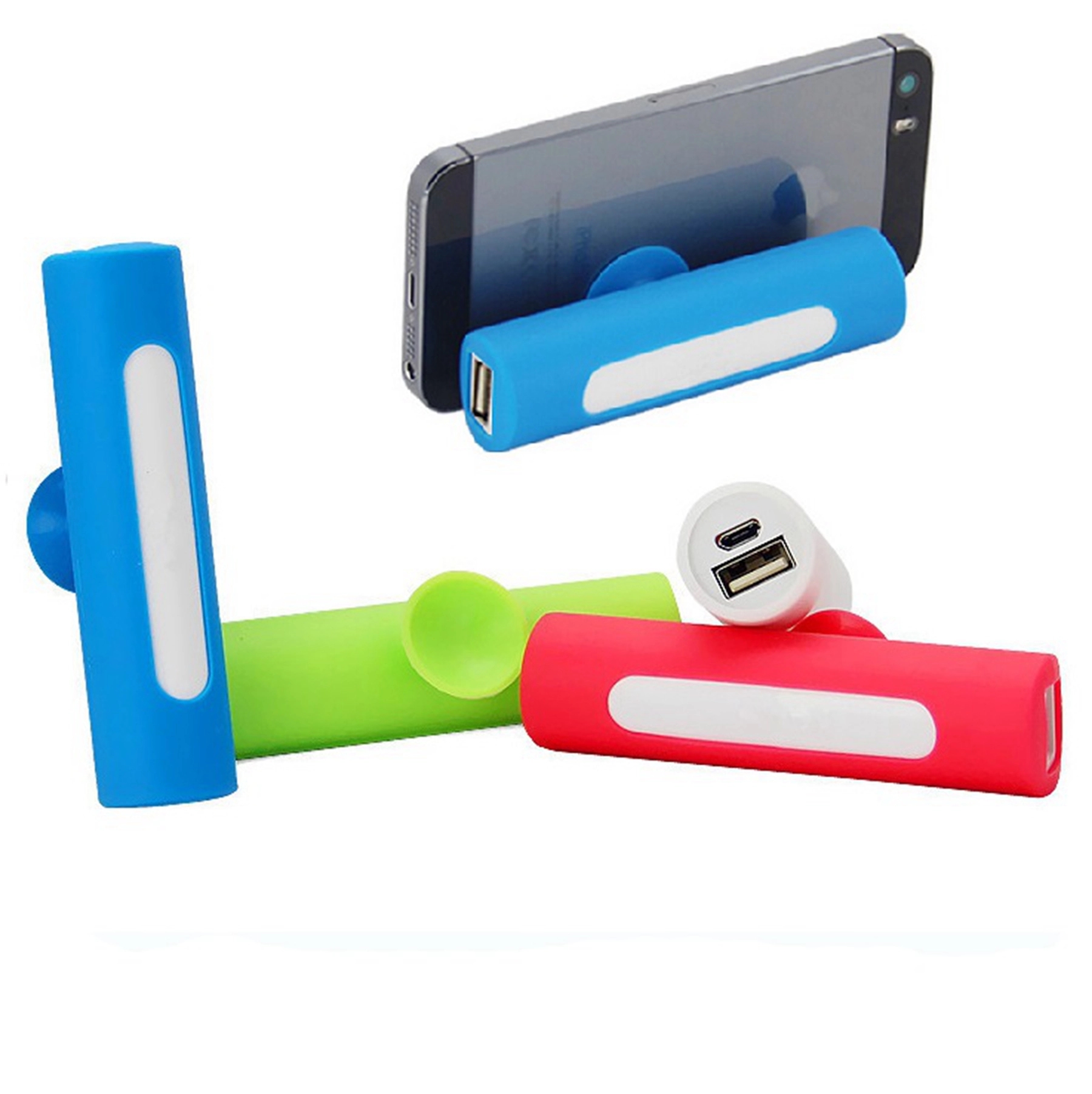 2000 mA Sucker phone stand power bank 2