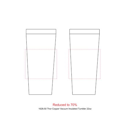 Thor Copper Vacuum Insulated Tumbler 22oz 87