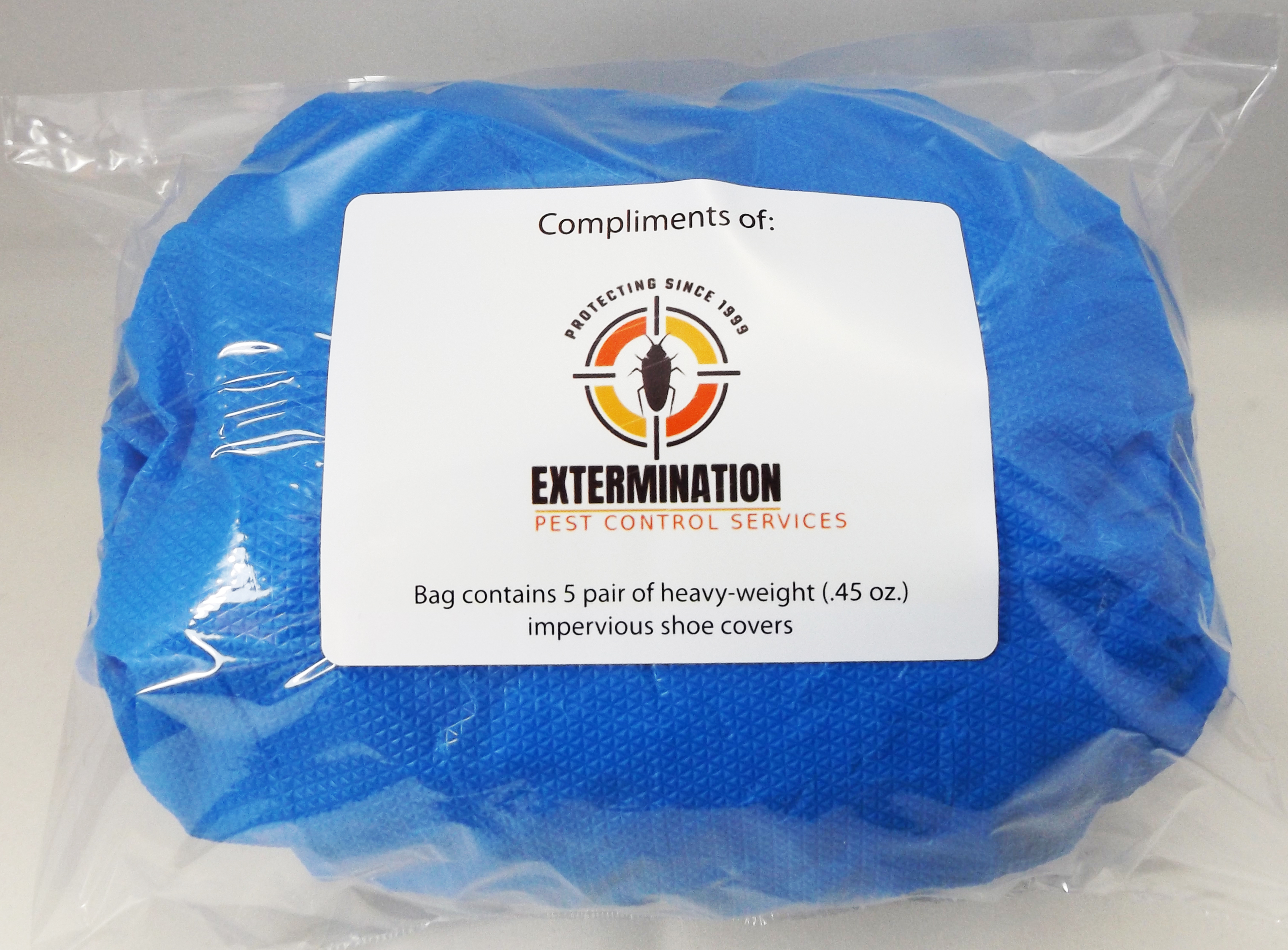 Heavyweight 12gm (.45 oz.) CPE, Impervious Shoe/Boot Covers - PromoPack 3