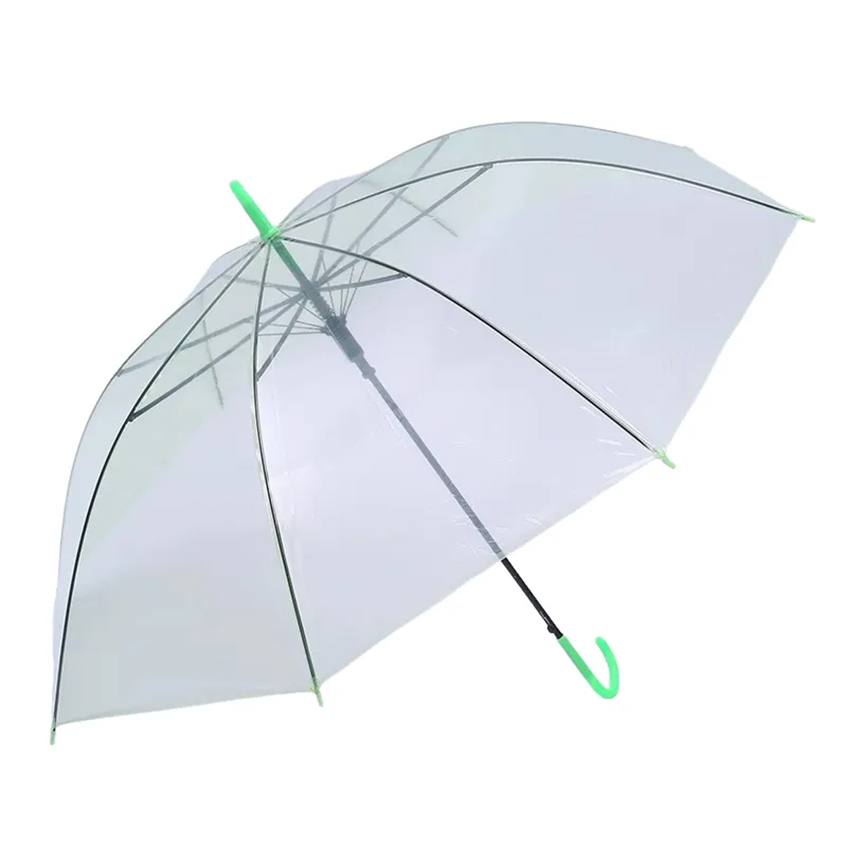 Durable PVC Transparent Umbrella with Wide Coverage 6