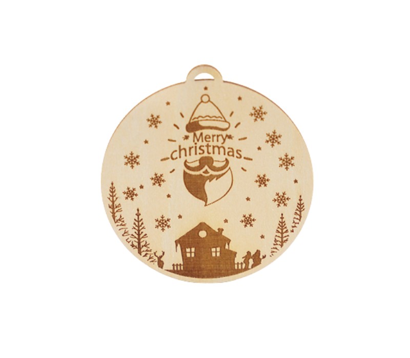 Wooden Christmas Ornament 2
