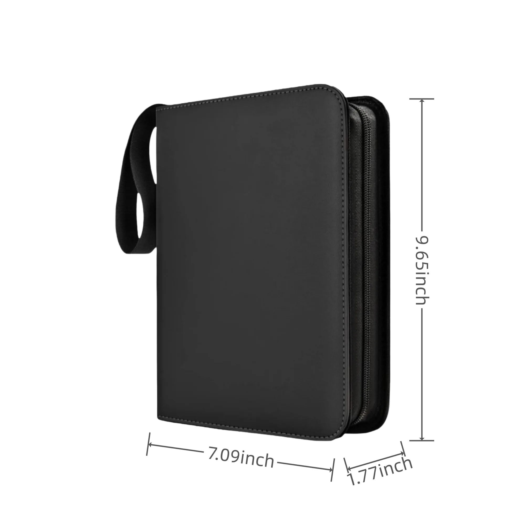 4-Grid PU Zipper Card Photo Album 2