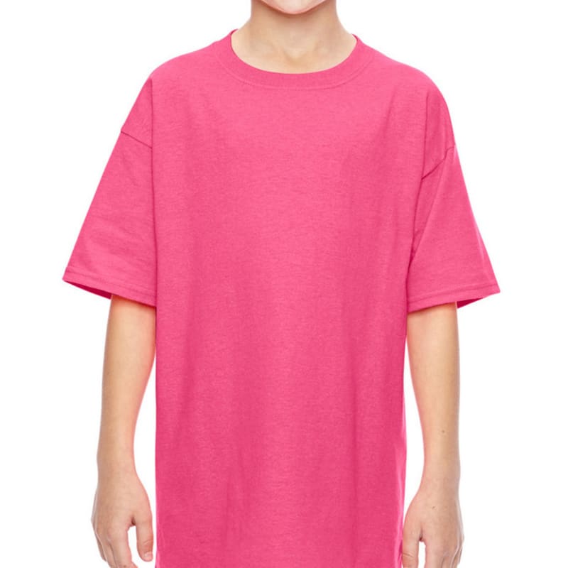 Custom Embroidered Youth Basic Cotton T-Shirts 14