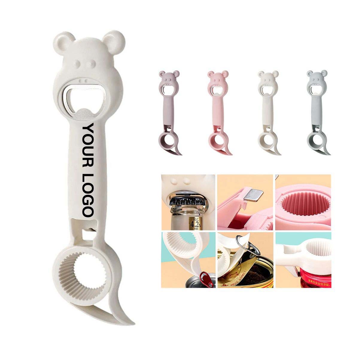 Ergonomic Kitchen Tool for Safe Bottle Opening 4
