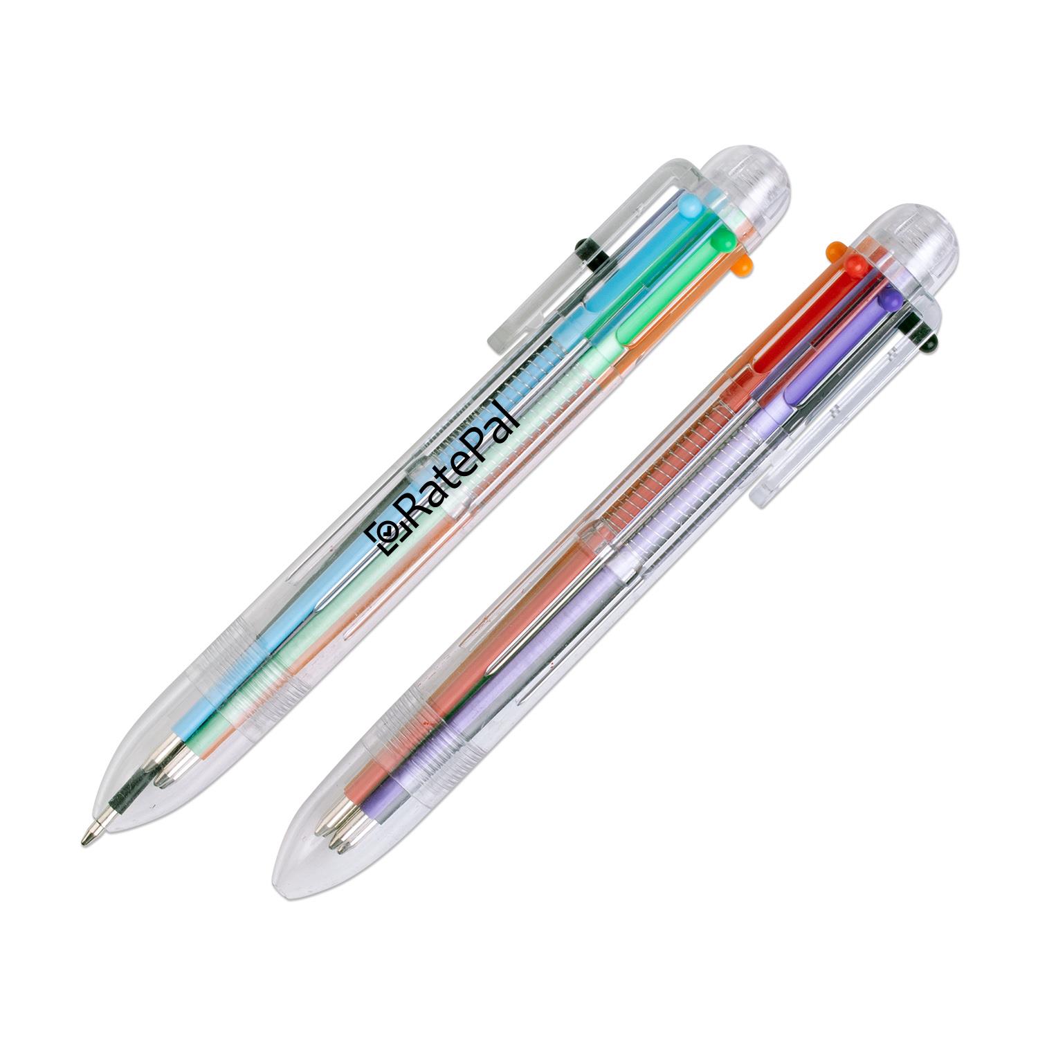 Six Color Pen with Clear Tube 2