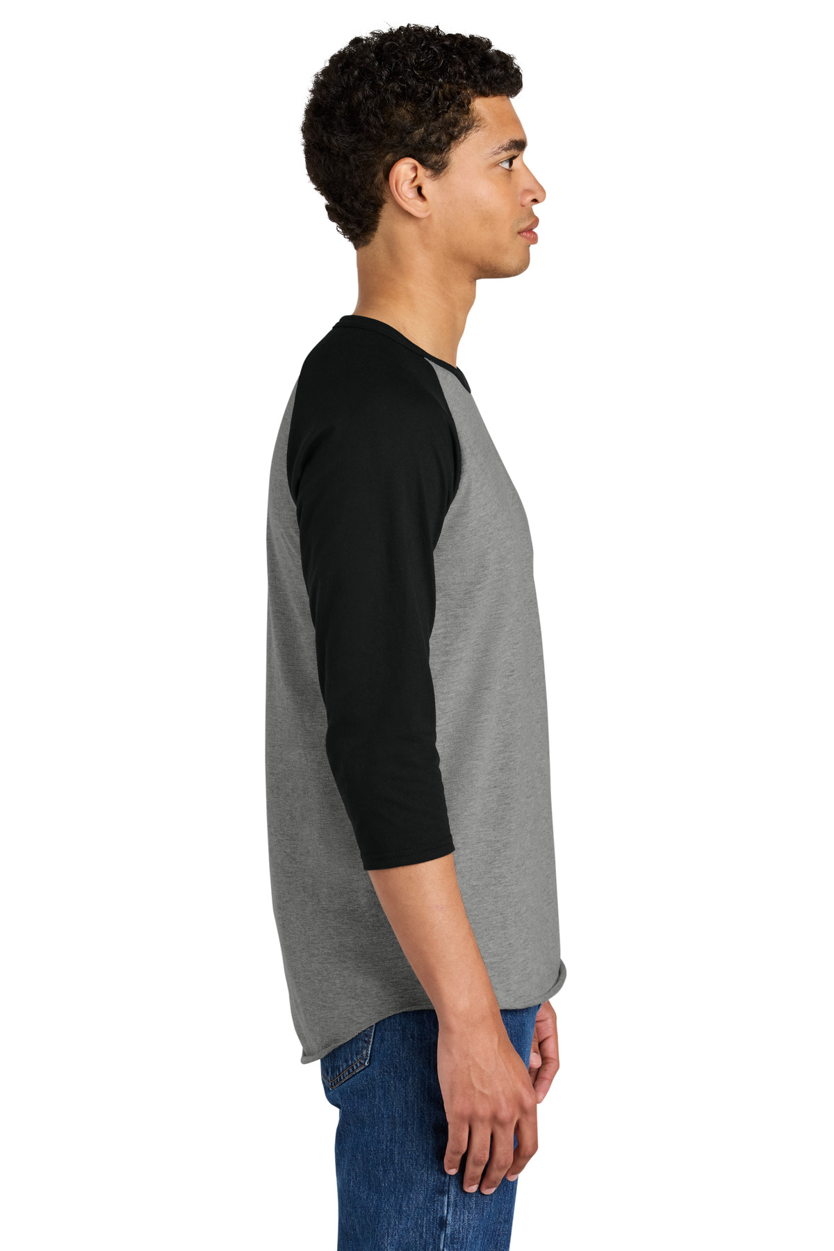 Jerzees Unisex Premium Blend Combed Ring Spun 3/4-Sleeve Raglan 560R 17