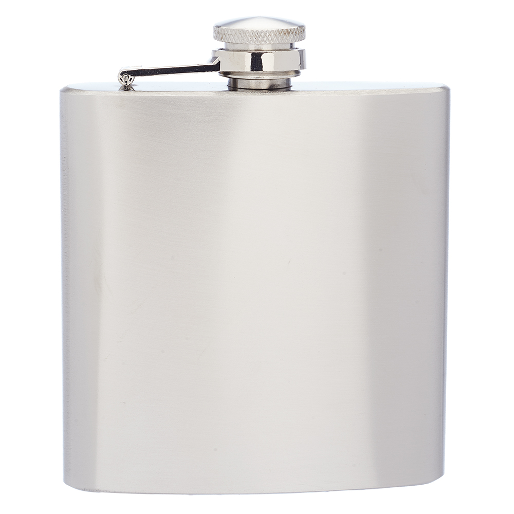 6 oz. Murano Stainless Steel Hip Flasks