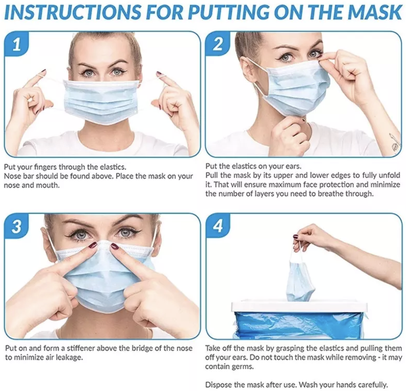 Ppe Kit 2 Surgical Masks, 2 Alcohol Pads, Pair Of Gloves - Imprinted Pouch 6