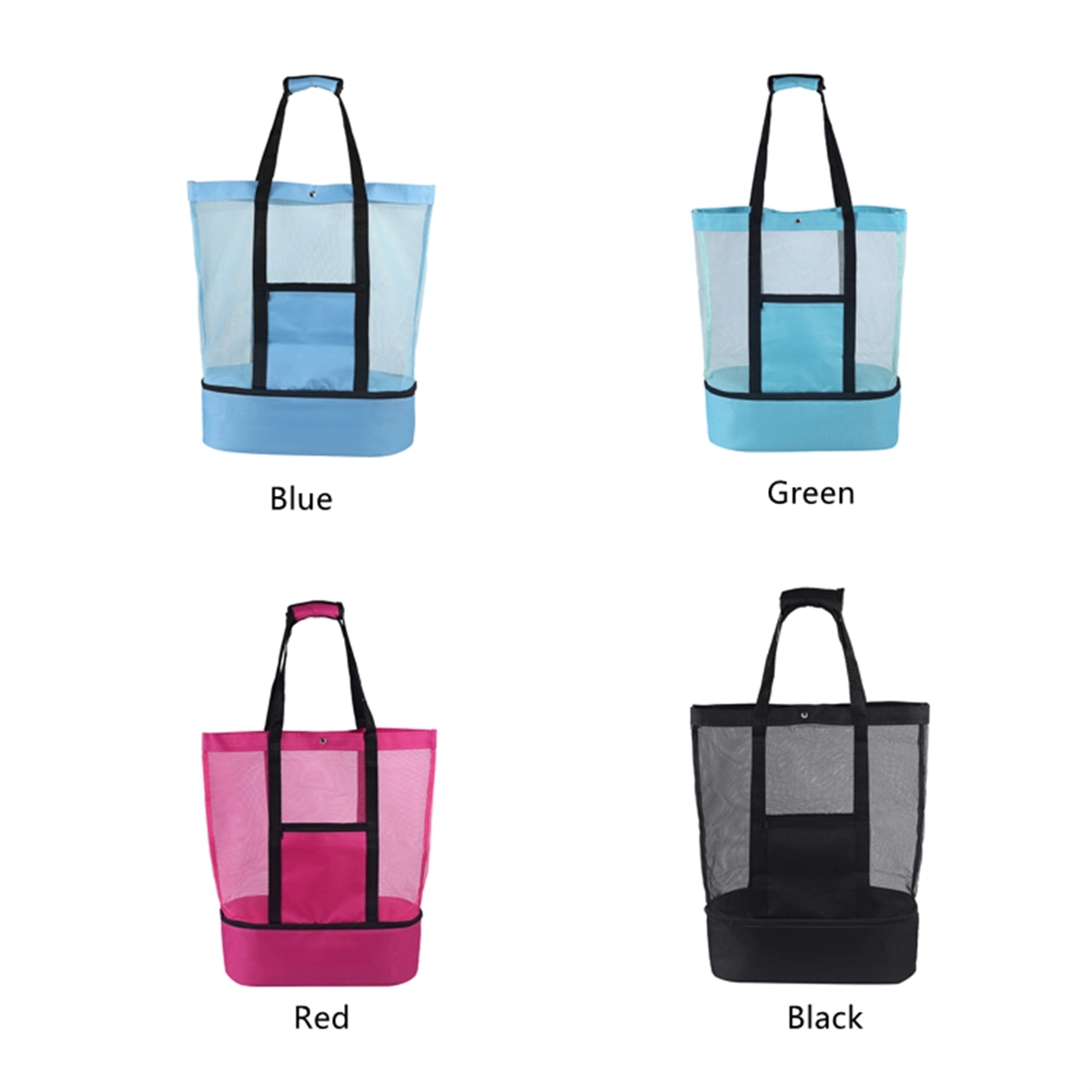 Beach Mesh Tote Bag With Cooler 5