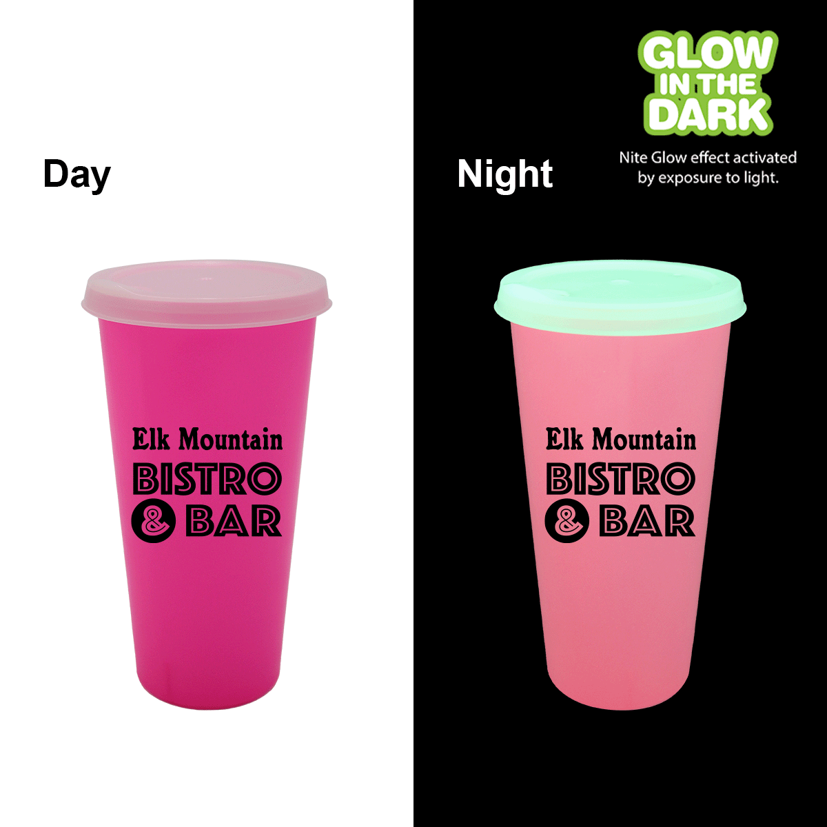 Nite Glow 26 oz. Tumbler with Lid 1
