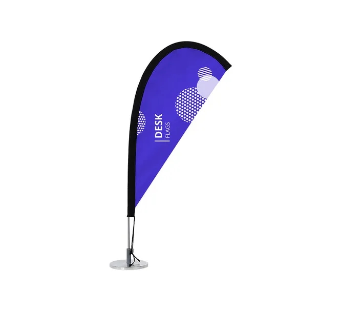 Desk Flags - Teardrop (6.77" x 15") 2
