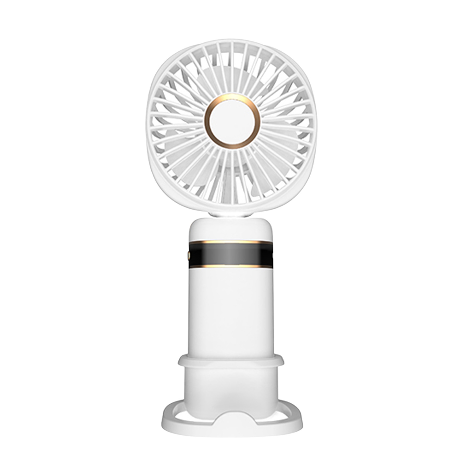 Free Shipping 3000mAh USB Charging 5 Speeds Folded Fans w/ Lanyard 5
