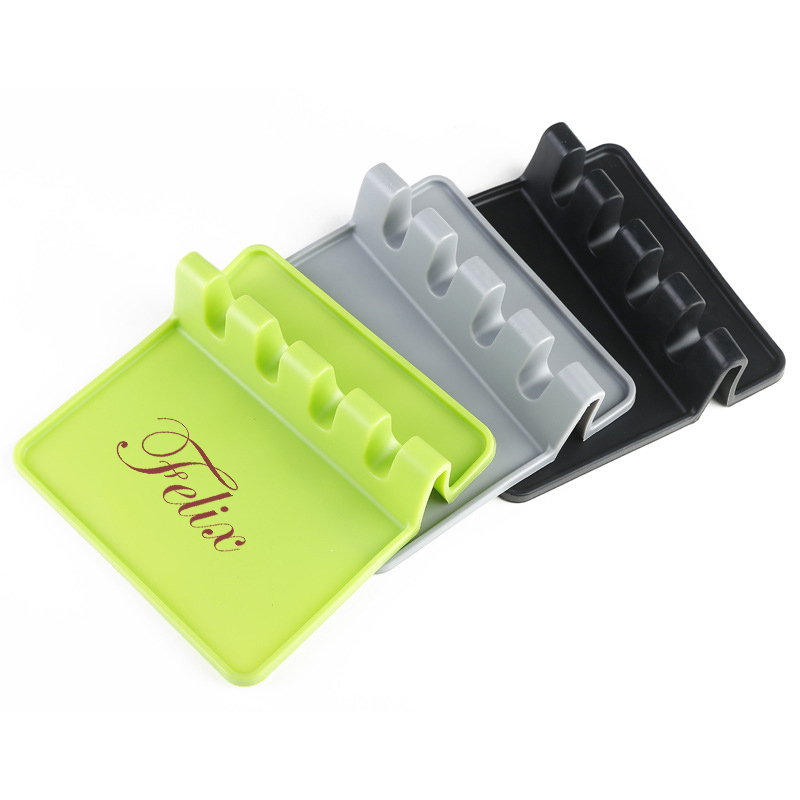 Silicone Utensil Rest with Drip Pad 3