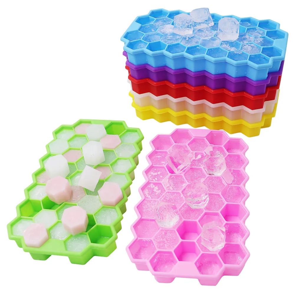 Honeycomb Ice Cube Trays With Lid 4