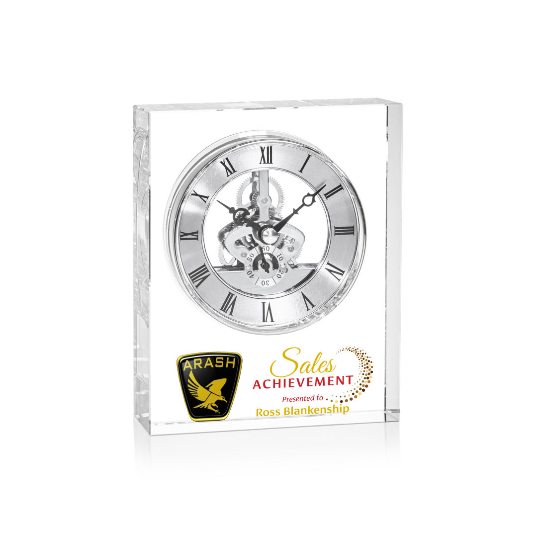 Ashland Silver VividPrint™ Clock 2