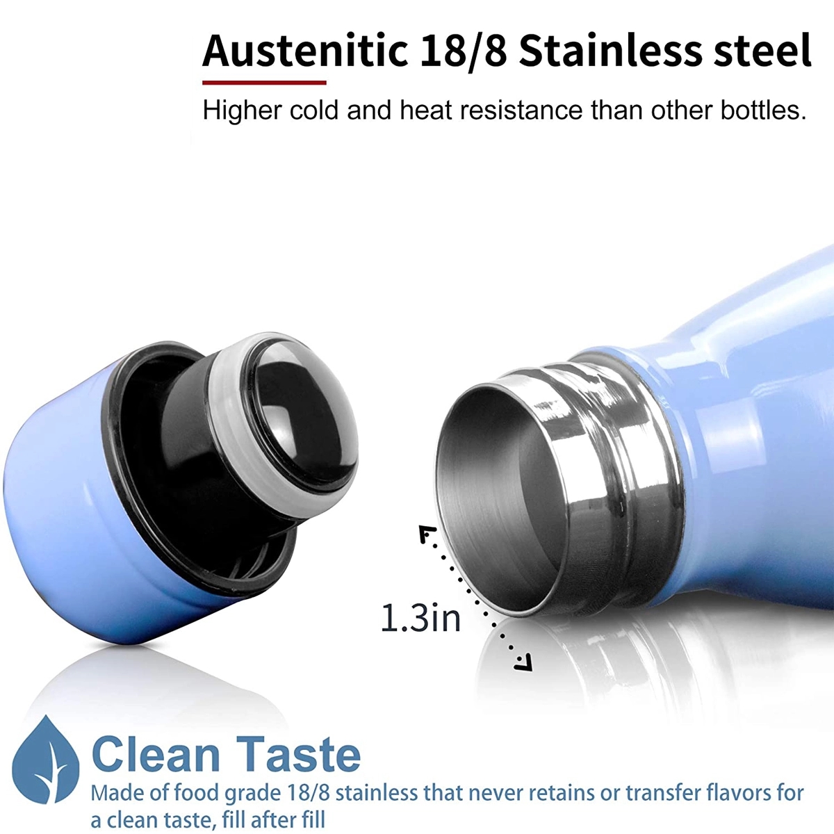 17 OZ. Vacuum Insulated Stainless Steel Water Bottle 6