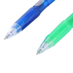 Translucent Barrel Pen With Highlighter 22