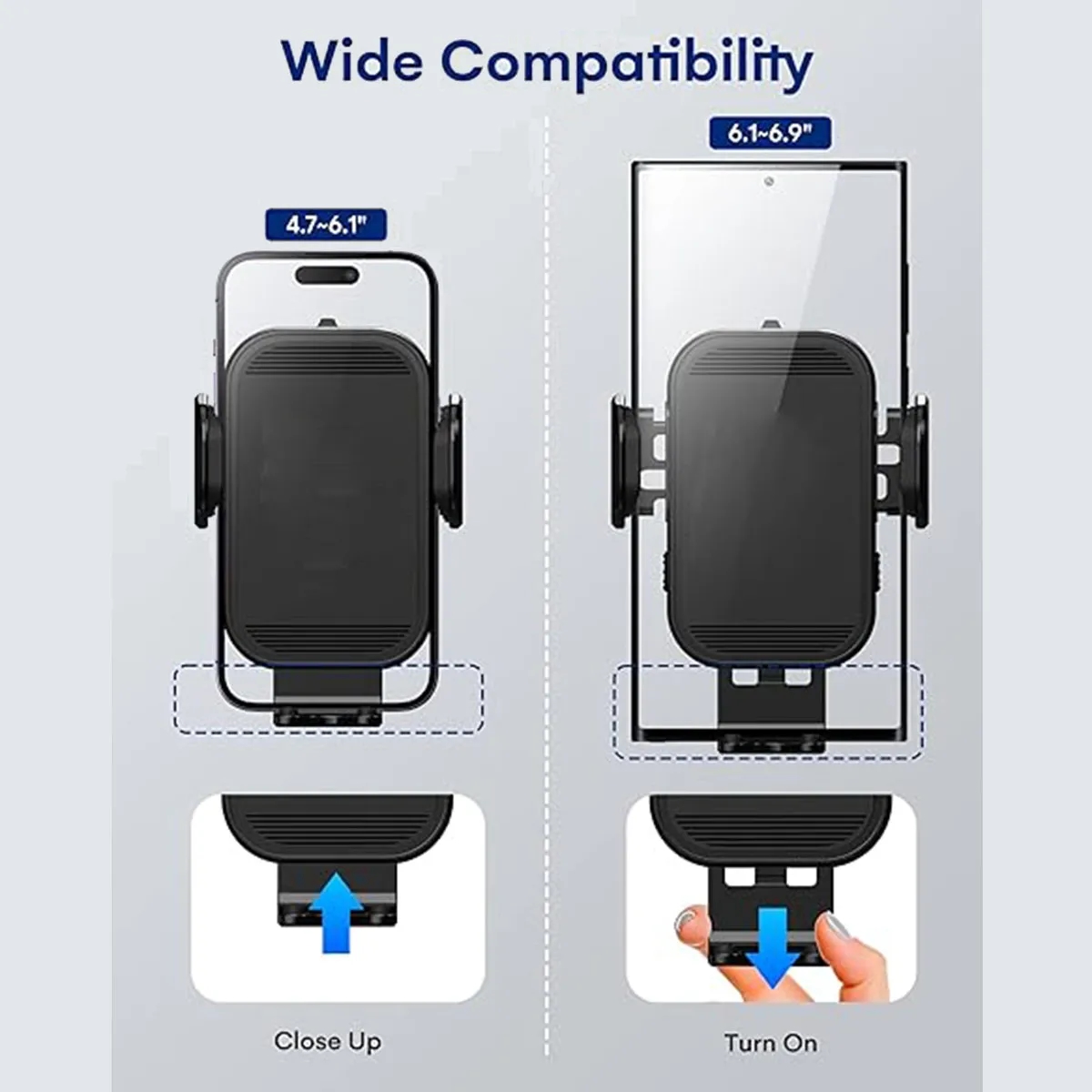 15w Charging One-Handed Use Car Phone Stand 3