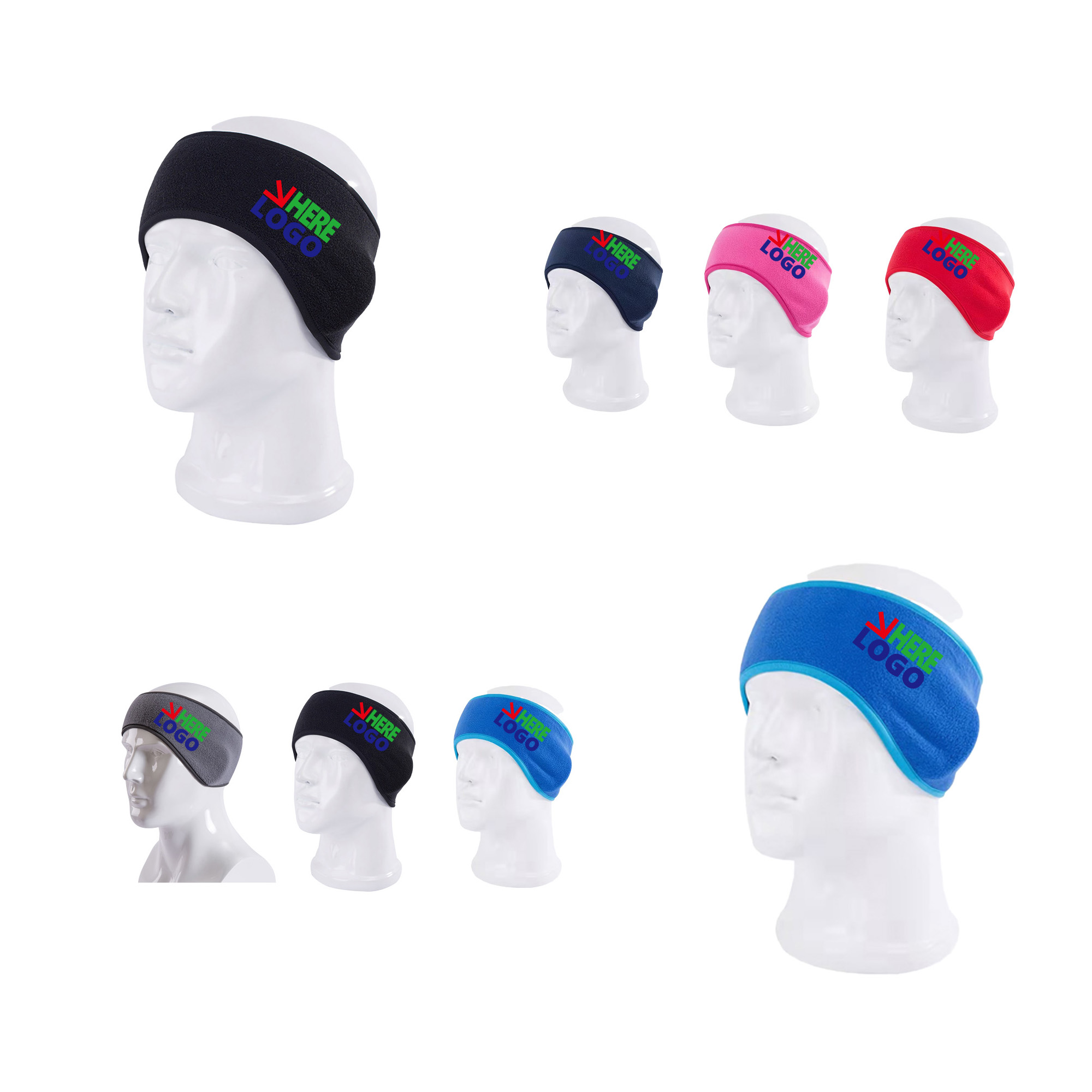 Winter Polar Fleece Ear Warmer Headband 10