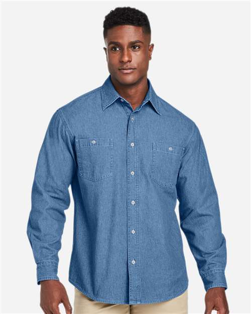 Unisex Denim Shirt Jacket - M540 7